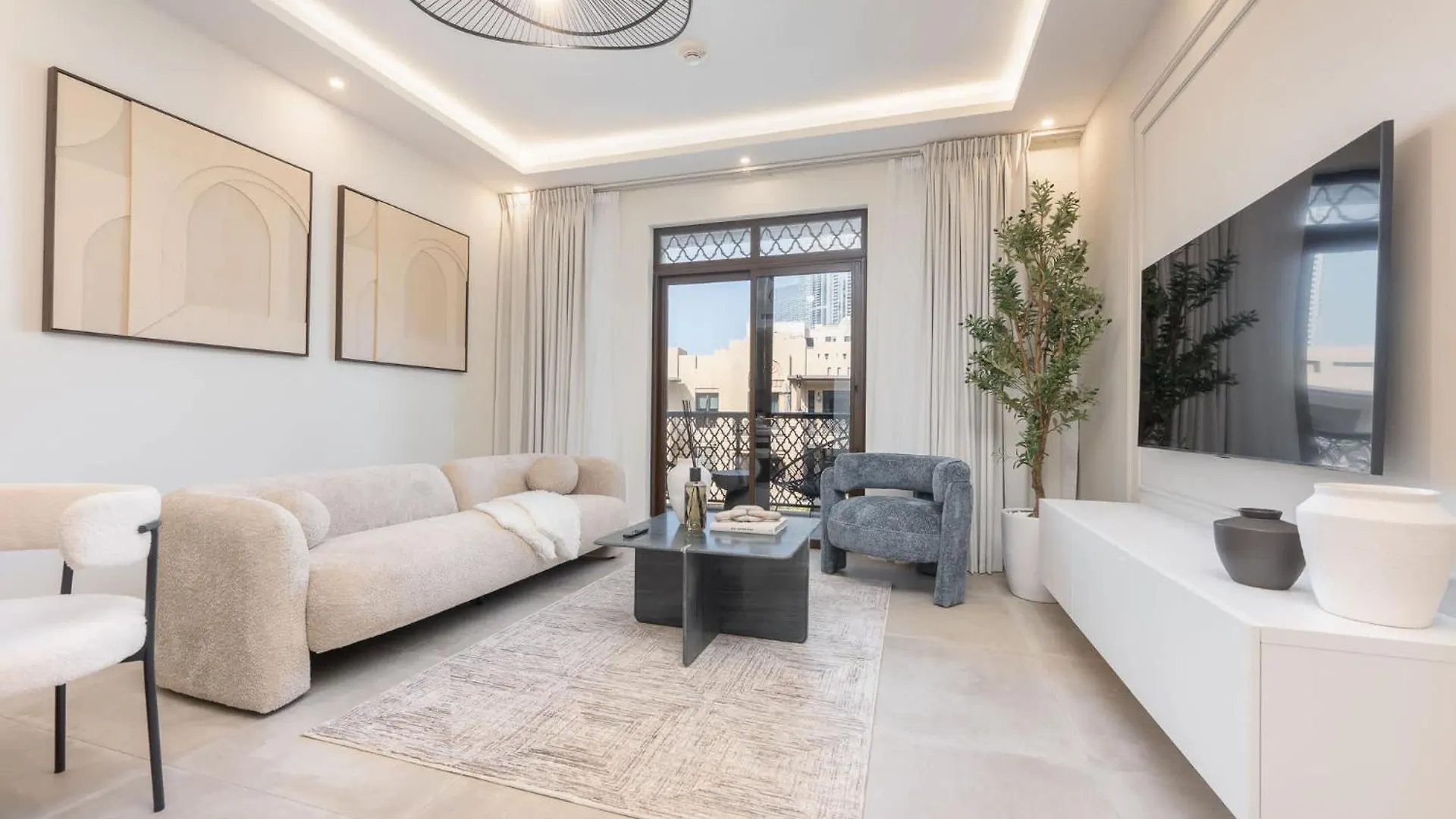 Luxury 2Br Apartment With Full Burj Khalifa View 2-Min Walk To Dubai Mall